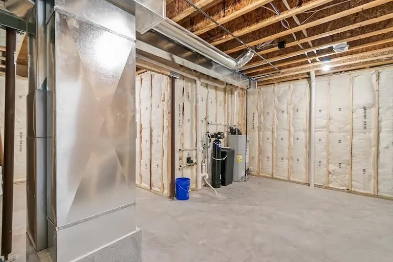 Mechanical room of a representative Wild Oak ranch home