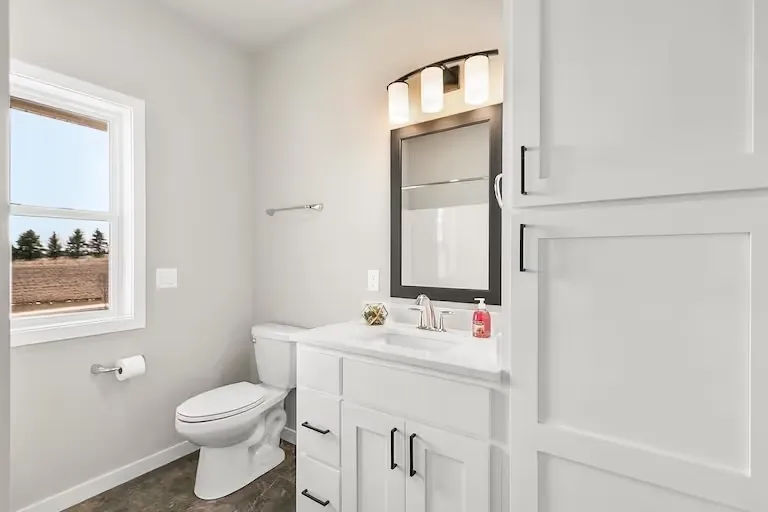 Bathroom of a representative Wild Oak ranch home
