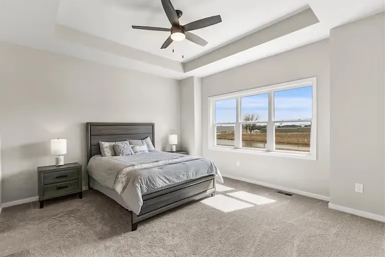Owner's suite of a representative Wild Oak ranch home