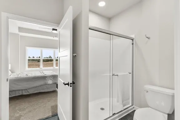 Ranch primary suite bathroom