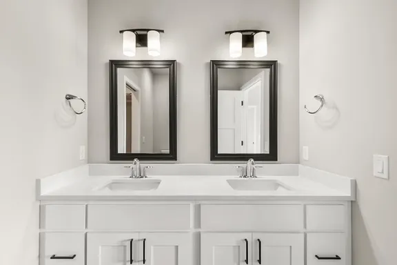 Simplicity primary suite in a Wild Oak Ranch home