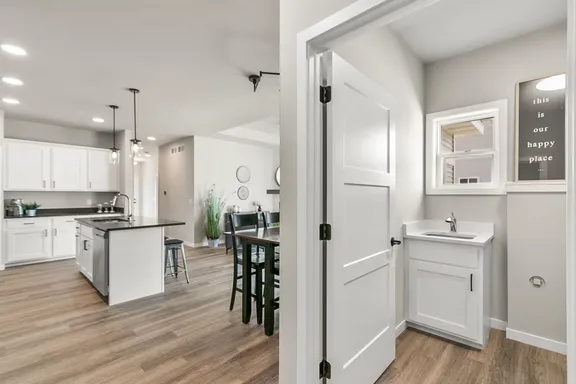 Simplicity kitchen in a Wild Oak Ranch home
