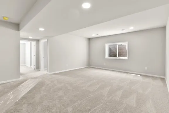 Optional finished basement in a Wild Oak Ranch home