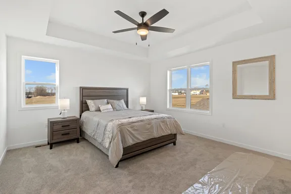 Finished room inside a Phase 1 townhouse