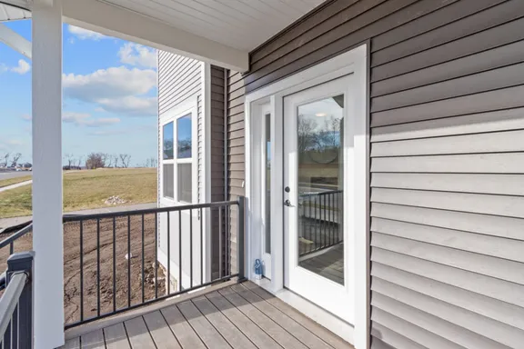 Townhouse siding and exterior finishes in Phase 1