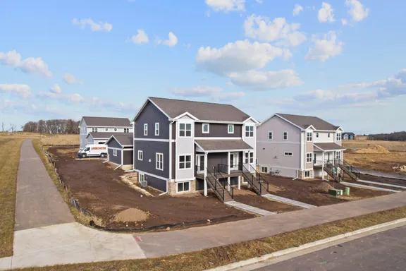 Completed Phase 1 townhouse building