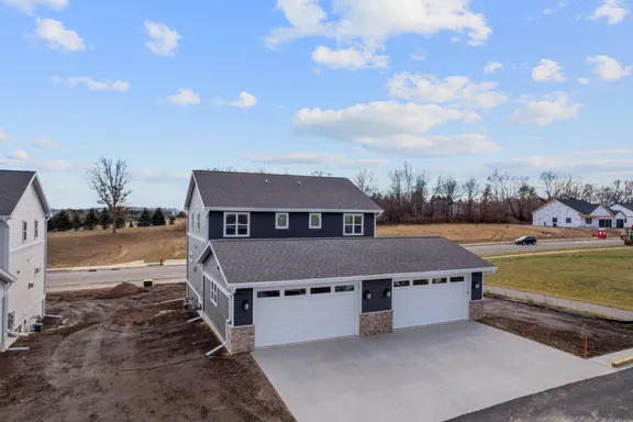 Phase 1 townhouse and attached garage