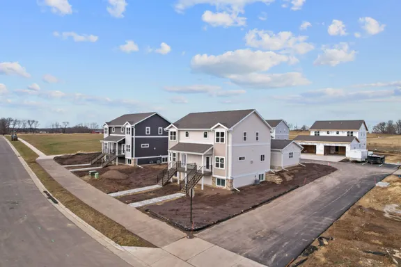 Phase 1 townhouse exterior and landscaping