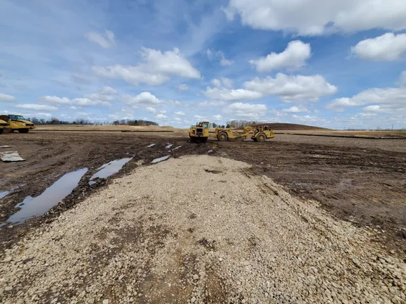 Earthmoving work across the Wild Oak development site