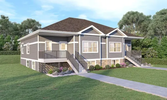 Exterior rendering of the new Wild Oak ranch condos