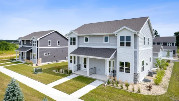 Wild Oak townhouse featured in the marketing video