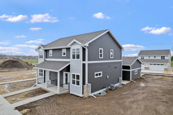 Townhouse exterior along Wild Goose Way