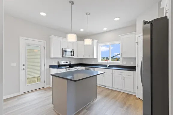 Simplicity kitchen with an open layout