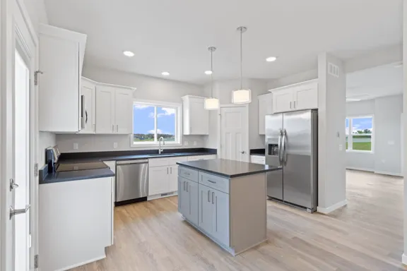 Simplicity kitchen cabinetry and countertops at Wild Oak