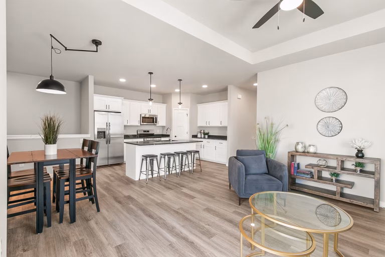 Kitchen, Dinnette, Lounge