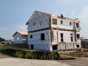 Framing on Townhouses